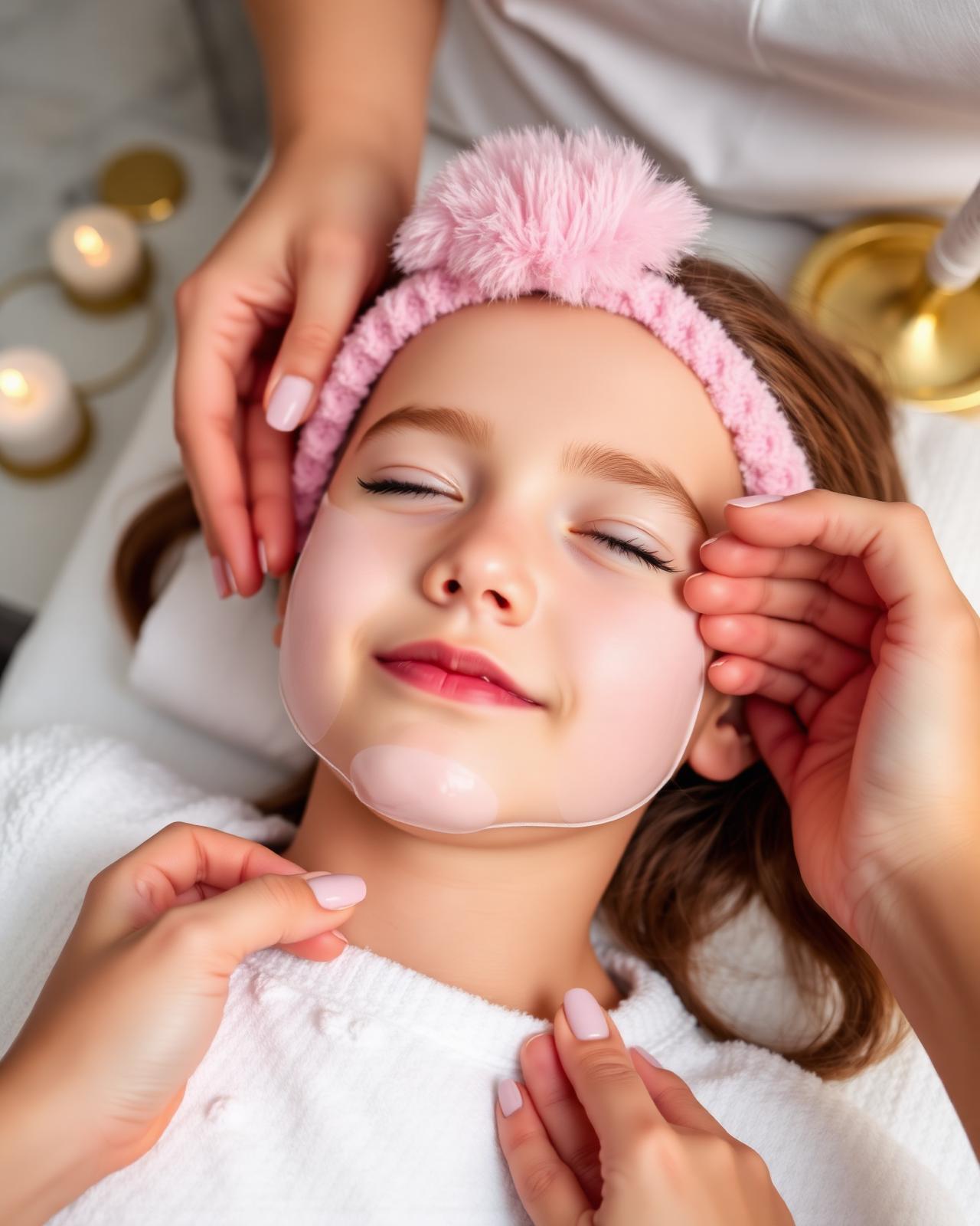 Soin visage doux pour enfant